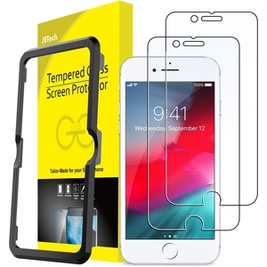 image:imageJETech Screen Protector for iPhone 17e16e13 Pro13 2Pack  9H Tempered Glass HD Clear AntiScratch Protection Easy Installation TooliPhone SE 32  iPhone 876s6