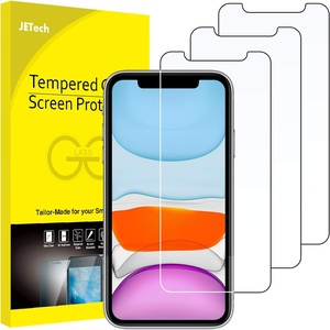 image:imageJETech Screen Protector for iPhone 17e16e13 Pro13 3Pack  HD Clear Face ID Compatible AntiScratch GlassiPhone 11XR