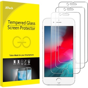 image:imageJETech Screen Protector for iPhone 17e16e13 Pro13 3Pack  HD Clear Face ID Compatible AntiScratch GlassiPhone SE32iPhone876S6