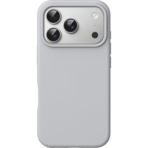 image:imageJETech Silicone Case for iPhone 17 Pro Max Dark Blue  Silky Soft Touch Shockproof Protection Scratch Resistant Microfiber LiningGrey