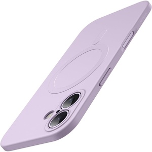 image:imageJETech Slim Magnetic Case for iPhone 17 Black  Compatible with MagSafe Full Camera Lens Protection Minimalist Soft TPU Cover Matte Finish ShockproofLavender