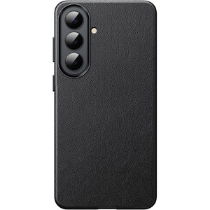 image:imageJETech Vegan Leather Case for Samsung Galaxy S26 Black  Compatible with MagSafe AntiSlip Grip Phone Cover Metal Button Soft Microfiber LiningBlack
