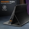 image:imageJETech Business Case Cover for iPad 6th5th Gen 97 20182017 Black  PU Leather Design Pencil Holder amp Pocket MultiAngle ViewingBlack