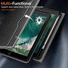 image:imageJETech Business Case Cover for iPad 6th5th Gen 97 20182017 Black  PU Leather Design Pencil Holder amp Pocket MultiAngle ViewingSpace Gray