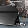image:imageJETech Business Case Cover for iPad 6th5th Gen 97 20182017 Black  PU Leather Design Pencil Holder amp Pocket MultiAngle ViewingSpace Gray