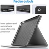 image:imageJETech Business Case Cover for iPad 9th8th7th Gen 102 Black  PU Leather Design Pencil Holder amp Pocket MultiAngle ViewingBlack