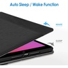 image:imageJETech Business Case Cover for iPad 9th8th7th Gen 102 Black  PU Leather Design Pencil Holder amp Pocket MultiAngle ViewingBlack