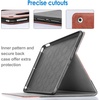 image:imageJETech Business Case Cover for iPad 9th8th7th Gen 102 Black  PU Leather Design Pencil Holder amp Pocket MultiAngle ViewingBlackBrown