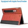 image:imageJETech Business Case Cover for iPad 9th8th7th Gen 102 Black  PU Leather Design Pencil Holder amp Pocket MultiAngle ViewingBlackBrown