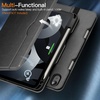 image:imageJETech Business Case Cover for iPad Air 11 M4M3M2 amp iPad Air 54 Black  For iPad Air 11 20262024 and Air 54 109 20222020 PU Leather Design Pencil Holder amp Pocket MultiAngle ViewingSpace Gray