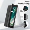 image:imageJETech Case Cover for iPad 6th5th Gen 97 20182017 Black  Clear Transparent Back Pencil Holder Slim Shockproof Protection TriFold Stand Auto WakeSleepBlack