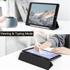 image:imageJETech Case Cover for iPad 6th5th Gen 97 20182017 Black  Clear Transparent Back Pencil Holder Slim Shockproof Protection TriFold Stand Auto WakeSleepBlack