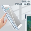 image:imageJETech Case Cover for iPad 6th5th Gen 97 20182017 Black  Clear Transparent Back Pencil Holder Slim Shockproof Protection TriFold Stand Auto WakeSleepLight Blue
