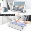 image:imageJETech Case Cover for iPad 6th5th Gen 97 20182017 Black  Clear Transparent Back Pencil Holder Slim Shockproof Protection TriFold Stand Auto WakeSleepSilver