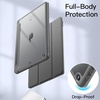 image:imageJETech Case Cover for iPad 6th5th Gen 97 20182017 Black  Clear Transparent Back Pencil Holder Slim Shockproof Protection TriFold Stand Auto WakeSleepSpace Gray