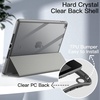 image:imageJETech Case Cover for iPad 6th5th Gen 97 20182017 Black  Clear Transparent Back Pencil Holder Slim Shockproof Protection TriFold Stand Auto WakeSleepSpace Gray