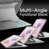 image:imageJETech Case Cover for iPad 6th5th Gen 97 20182017 Black  MultiAngle Magnetic Stand Pencil Holder Shockproof Protection Adjustable Viewing AnglesSilver