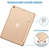 image:imageJETech Case Cover for iPad 6th5th Gen 97 20182017 Black  Slim Translucent Back Design TriFold Stand Auto WakeSleep Lightweight Shockproof ProtectionBeige
