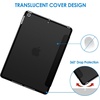 image:imageJETech Case Cover for iPad 6th5th Gen 97 20182017 Black  Slim Translucent Back Design TriFold Stand Auto WakeSleep Lightweight Shockproof ProtectionBlack