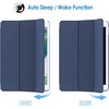 image:imageJETech Case Cover for iPad 6th5th Gen 97 20182017 Black  Slim Translucent Back Design TriFold Stand Auto WakeSleep Lightweight Shockproof ProtectionDeep Navy