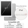image:imageJETech Case Cover for iPad 6th5th Gen 97 20182017 Black  Slim Translucent Back Design TriFold Stand Auto WakeSleep Lightweight Shockproof ProtectionLight Blue