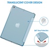 image:imageJETech Case Cover for iPad 6th5th Gen 97 20182017 Black  Slim Translucent Back Design TriFold Stand Auto WakeSleep Lightweight Shockproof ProtectionLight Blue