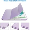image:imageJETech Case Cover for iPad 6th5th Gen 97 20182017 Black  Slim Translucent Back Design TriFold Stand Auto WakeSleep Lightweight Shockproof ProtectionLight Purple