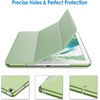 image:imageJETech Case Cover for iPad 6th5th Gen 97 20182017 Black  Slim Translucent Back Design TriFold Stand Auto WakeSleep Lightweight Shockproof ProtectionMatcha Green