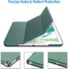 image:imageJETech Case Cover for iPad 6th5th Gen 97 20182017 Black  Slim Translucent Back Design TriFold Stand Auto WakeSleep Lightweight Shockproof ProtectionMisty Green