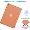 image:imageJETech Case Cover for iPad 6th5th Gen 97 20182017 Black  Slim Translucent Back Design TriFold Stand Auto WakeSleep Lightweight Shockproof ProtectionPapaya