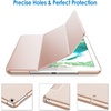 image:imageJETech Case Cover for iPad 6th5th Gen 97 20182017 Black  Slim Translucent Back Design TriFold Stand Auto WakeSleep Lightweight Shockproof ProtectionRose Gold