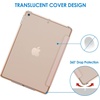 image:imageJETech Case Cover for iPad 6th5th Gen 97 20182017 Black  Slim Translucent Back Design TriFold Stand Auto WakeSleep Lightweight Shockproof ProtectionRose Gold