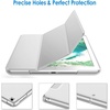 image:imageJETech Case Cover for iPad 6th5th Gen 97 20182017 Black  Slim Translucent Back Design TriFold Stand Auto WakeSleep Lightweight Shockproof ProtectionSilver