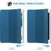 image:imageJETech Case Cover for iPad 6th5th Gen 97 20182017 Black  Slim Translucent Back Design TriFold Stand Auto WakeSleep Lightweight Shockproof ProtectionTeal