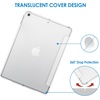 image:imageJETech Case Cover for iPad 6th5th Gen 97 20182017 Black  Slim Translucent Back Design TriFold Stand Auto WakeSleep Lightweight Shockproof ProtectionWhite