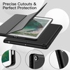 image:imageJETech Case Cover for iPad 6th5th Gen 97 20182017 Black  Soft TPU Protection Pencil Holder TriFold Stand Auto WakeSleep Shockproof Lightweight DesignBlack