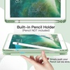 image:imageJETech Case Cover for iPad 6th5th Gen 97 20182017 Black  Soft TPU Protection Pencil Holder TriFold Stand Auto WakeSleep Shockproof Lightweight DesignMatcha Green