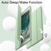 image:imageJETech Case Cover for iPad 6th5th Gen 97 20182017 Black  Soft TPU Protection Pencil Holder TriFold Stand Auto WakeSleep Shockproof Lightweight DesignMatcha Green