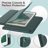 image:imageJETech Case Cover for iPad 6th5th Gen 97 20182017 Black  Soft TPU Protection Pencil Holder TriFold Stand Auto WakeSleep Shockproof Lightweight DesignMisty Green