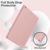 image:imageJETech Case Cover for iPad 6th5th Gen 97 20182017 Black  Soft TPU Protection Pencil Holder TriFold Stand Auto WakeSleep Shockproof Lightweight DesignRose Gold