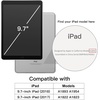 image:imageJETech Case Cover for iPad 6th5th Gen 97 20182017 Black  Soft TPU Protection Pencil Holder TriFold Stand Auto WakeSleep Shockproof Lightweight DesignSpace Gray