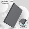 image:imageJETech Case Cover for iPad 6th5th Gen 97 20182017 Black  Soft TPU Protection Pencil Holder TriFold Stand Auto WakeSleep Shockproof Lightweight DesignSpace Gray