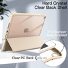 image:imageJETech Case Cover for iPad 9th8th7th Gen 102 Black  Clear Transparent Back Pencil Holder Slim Shockproof Protection TriFold Stand Auto WakeSleepBeige