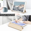 image:imageJETech Case Cover for iPad 9th8th7th Gen 102 Black  Clear Transparent Back Pencil Holder Slim Shockproof Protection TriFold Stand Auto WakeSleepBeige