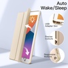 image:imageJETech Case Cover for iPad 9th8th7th Gen 102 Black  Clear Transparent Back Pencil Holder Slim Shockproof Protection TriFold Stand Auto WakeSleepBeige