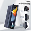image:imageJETech Case Cover for iPad 9th8th7th Gen 102 Black  Clear Transparent Back Pencil Holder Slim Shockproof Protection TriFold Stand Auto WakeSleepDeep Navy