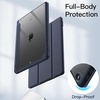 image:imageJETech Case Cover for iPad 9th8th7th Gen 102 Black  Clear Transparent Back Pencil Holder Slim Shockproof Protection TriFold Stand Auto WakeSleepDeep Navy
