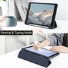 image:imageJETech Case Cover for iPad 9th8th7th Gen 102 Black  Clear Transparent Back Pencil Holder Slim Shockproof Protection TriFold Stand Auto WakeSleepDeep Navy