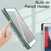image:imageJETech Case Cover for iPad 9th8th7th Gen 102 Black  Clear Transparent Back Pencil Holder Slim Shockproof Protection TriFold Stand Auto WakeSleepMisty Green