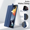 image:imageJETech Case Cover for iPad 9th8th7th Gen 102 Black  Clear Transparent Back Pencil Holder Slim Shockproof Protection TriFold Stand Auto WakeSleepNavy